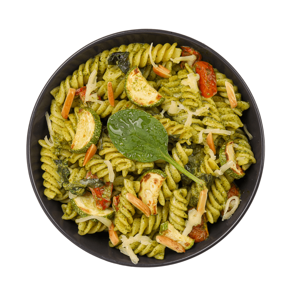 fusilli-pasta-in-creamy-pesto-sauce-with-mixed-vegetables-bishahi